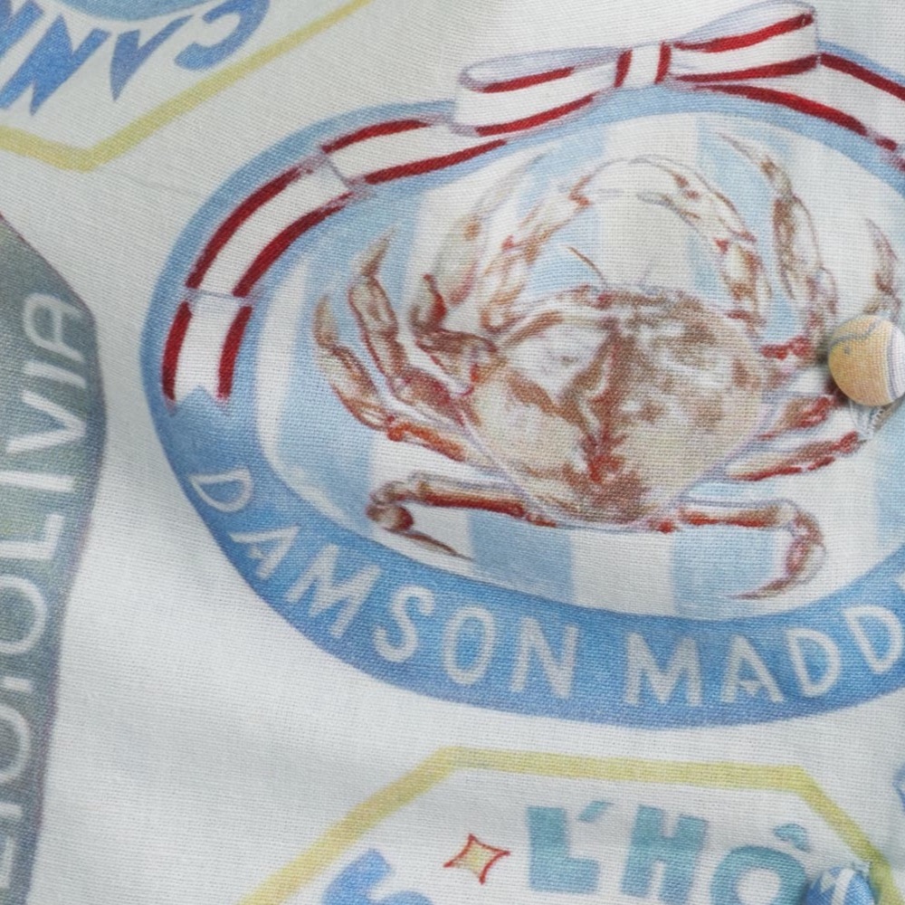 Damson Madder Chlo Holiday Cotton Linen Camp shirt - Picture 4 of 4